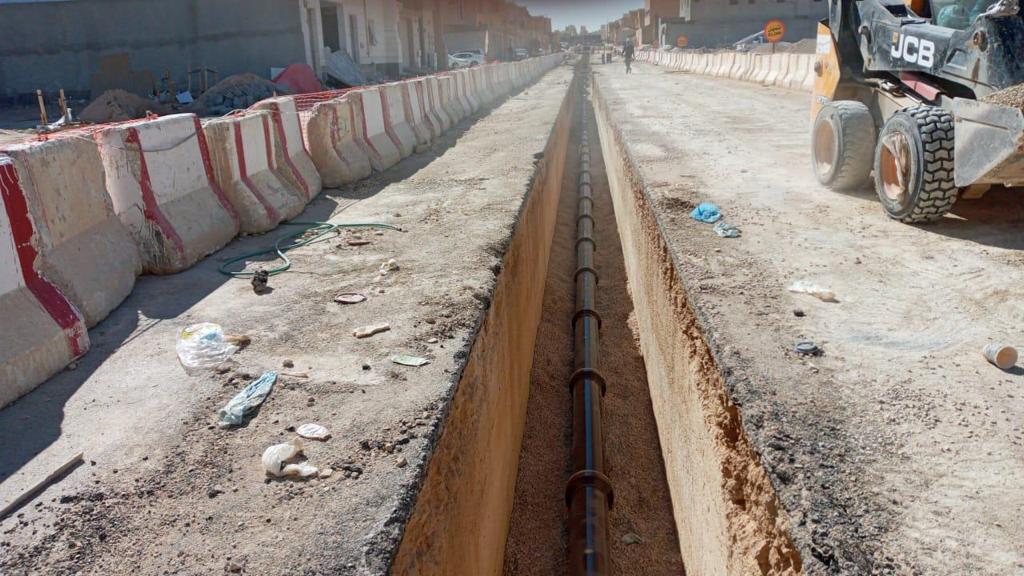 اعمال شبكة الصرف الصحي - الرياض